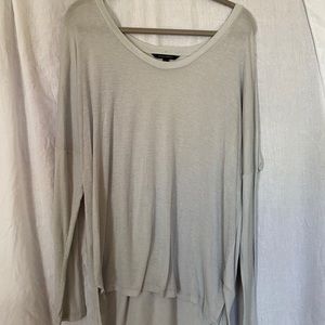 Banana Republic soft gray king-sleeve top